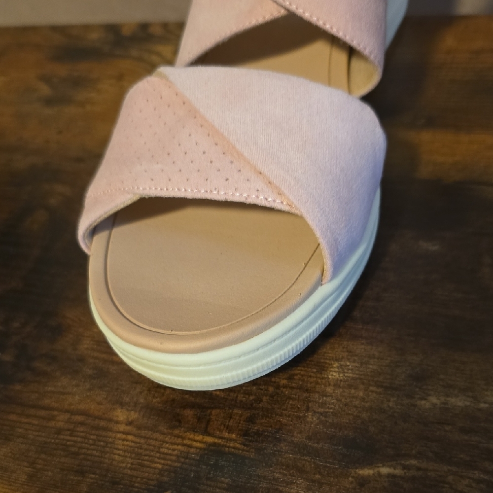 Dr. Scholl's Pink Wedge Sandals - Picture 7 of 7